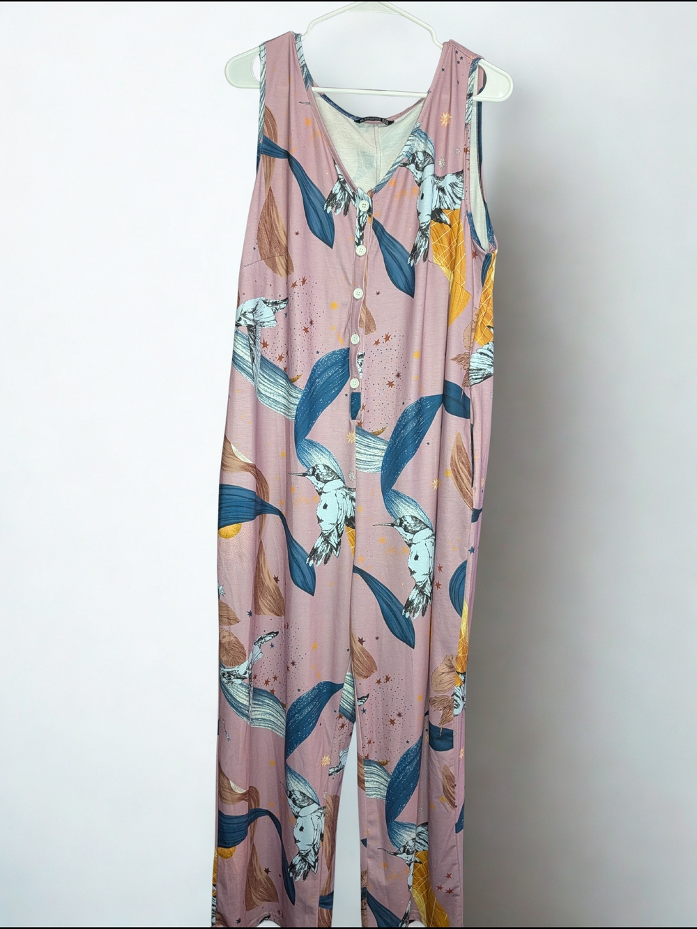 BloomChic Pink and Blue Curvy-Fit Top